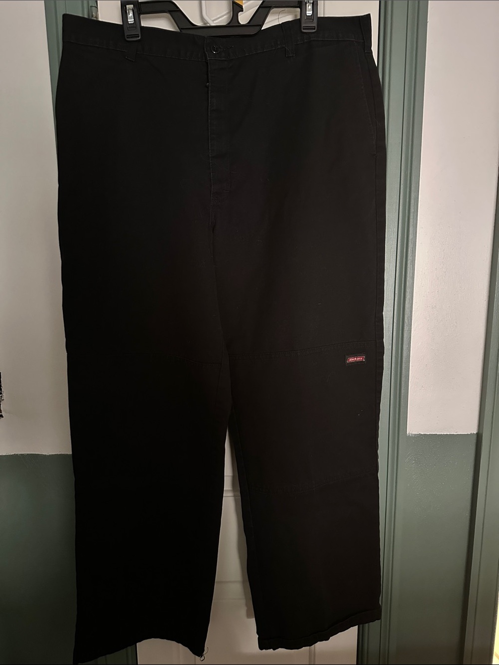 Dickies Black Work Cargo Pants with Subtle Logo